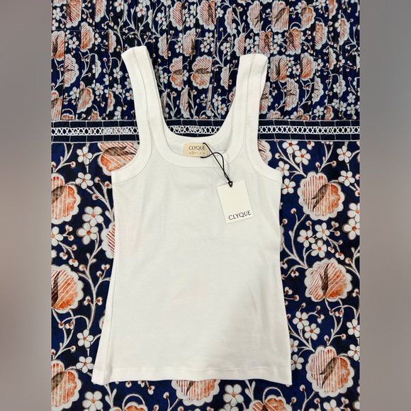 CLYQUE The Label White Tank - Picture 1 of 3
